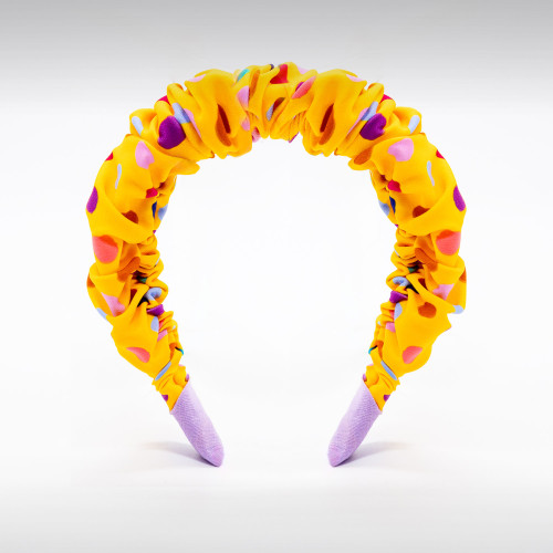 Sunset Polka Dot Scrunchieband