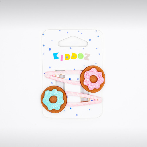 Mini donut Hairclips