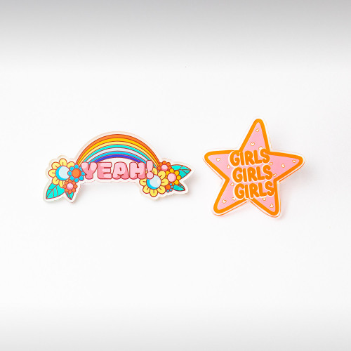 YEAH - GIRLS GIRLS GIRLS  PINS