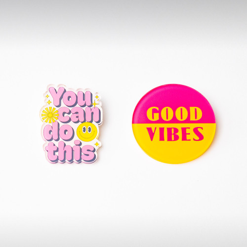 GOOD VIBES - U CAN DO THIS PINS