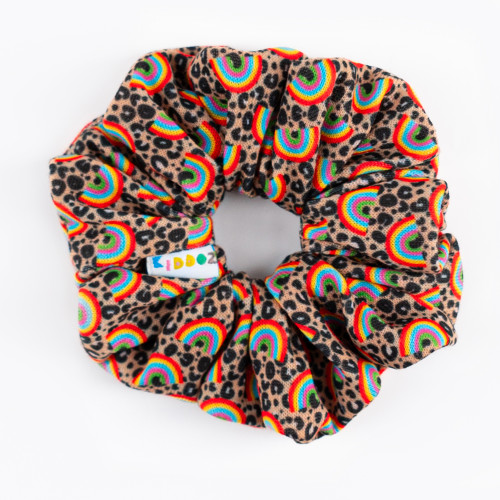 ANIMAL PRINT RAINBOWS SCRUNCHIE