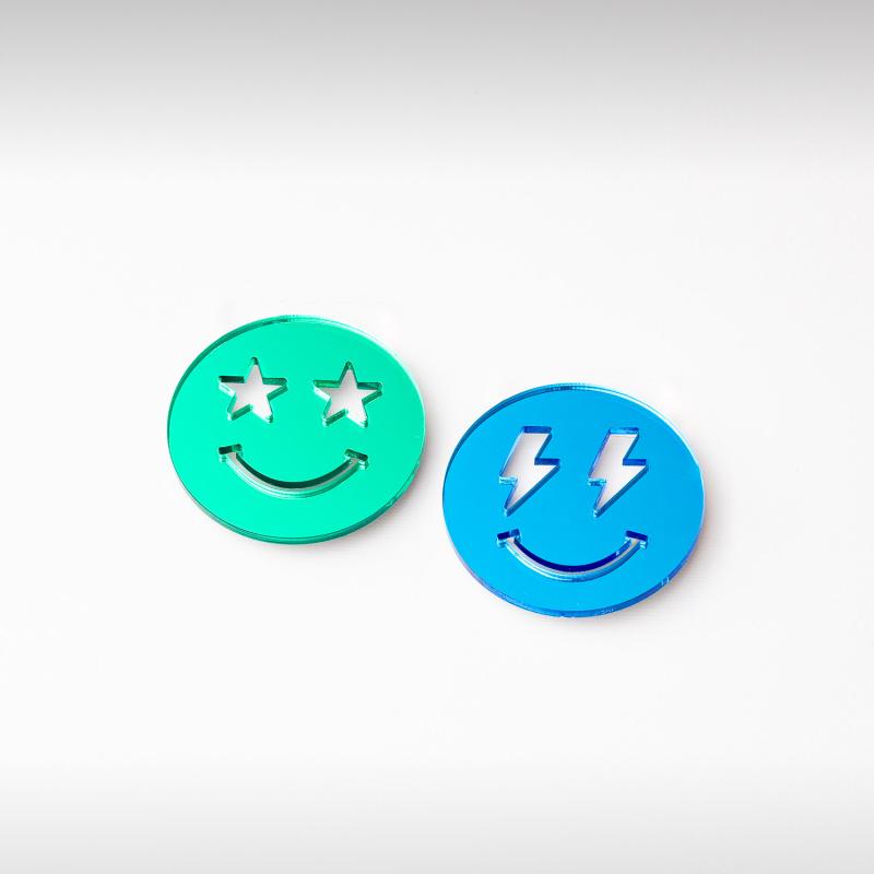 MIRROR EMOJI PINS